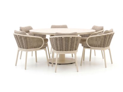 Apple Bee Pine Key/Melville ø 160cm dining tuinset 7-delig - Laagste prijsgarantie!