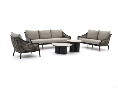 Apple Bee Milou/Tonga stoel-bank loungeset 5-delig 6-zits - Laagste prijsgarantie!