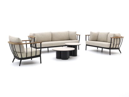 Apple Bee Condor/Tonga stoel-bank loungeset 5-delig 6-zits - Laagste prijsgarantie!