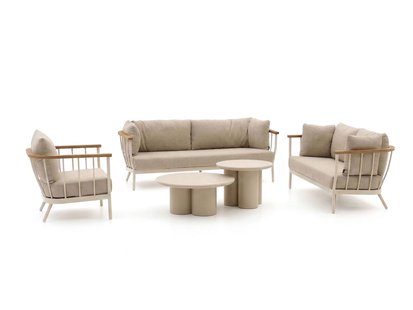 Apple Bee Condor/Tonga stoel-bank loungeset 5-delig 6-zits - Laagste prijsgarantie!
