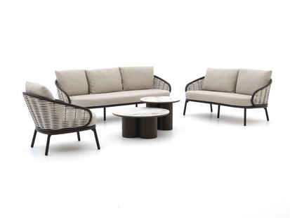 Apple Bee Pine Key/Tonga stoel-bank loungeset 5-delig 6-zits - Laagste prijsgarantie!