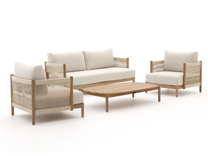 Zavelli Convivia stoel-bank loungeset 4-delig 4-zits - Laagste prijsgarantie!