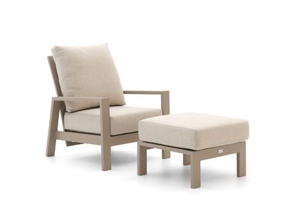 Tierra Outdoor Musone lounge tuinstoel verstelbaar met voetenbank - Laagste prijsgarantie!
