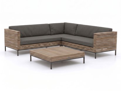 ROUGH-D hoek loungeset 4-delig 5-zits - Laagste prijsgarantie!