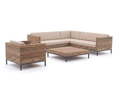 ROUGH-D hoek loungeset 5-delig 6-zits - Laagste prijsgarantie!