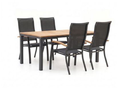 Bellagio Lugo/Linosa 180cm dining tuinset 5-delig verstelbaar - Laagste prijsgarantie!