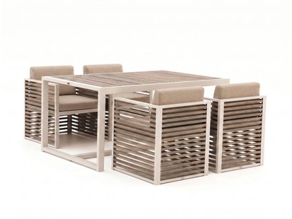 Bellagio Cadora 160cm dining tuinset 5-delig - Laagste prijsgarantie!