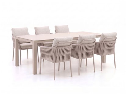 SUNS Fiave/Monte Vari 240cm dining tuinset 7-delig - Laagste prijsgarantie!