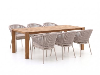 SUNS Santorini/Erice 240cm dining tuinset 7-delig - Laagste prijsgarantie!