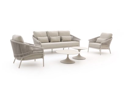 SUNS Santorini/Nova stoel-bank loungeset 5-delig - Laagste prijsgarantie!