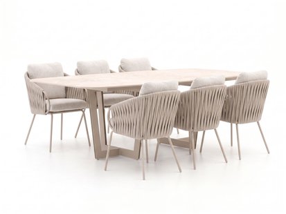 SUNS Dolce/Palermo 240cm dining tuinset 7-delig - Laagste prijsgarantie!