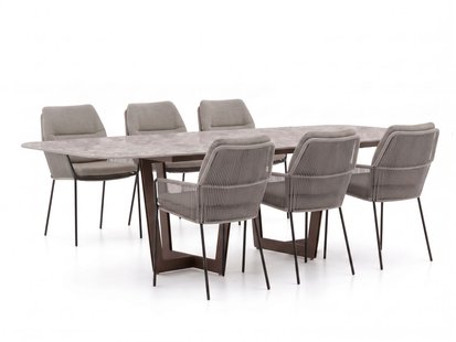 SUNS Punta/Palermo 240cm dining tuinset 7-delig - Laagste prijsgarantie!