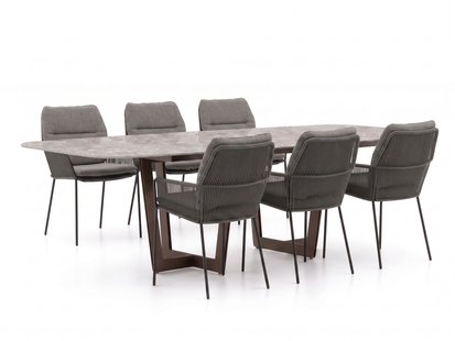 SUNS Punta/Palermo 240cm dining tuinset 7-delig - Laagste prijsgarantie!