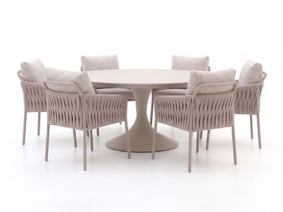 SUNS Fiave/Nova ø170cm dining tuinset 7-delig - Laagste prijsgarantie!