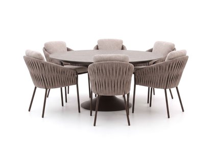 SUNS Nappa/Nova ø170cm dining tuinset 7-delig - Laagste prijsgarantie!