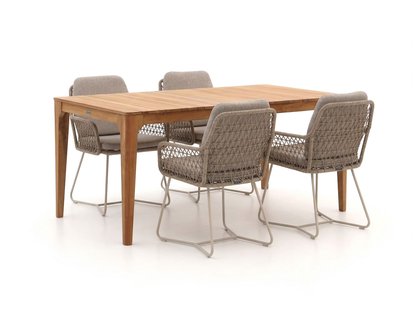 Intenso Trasimeno/Bruca 170cm dining tuinset 5-delig - Laagste prijsgarantie!