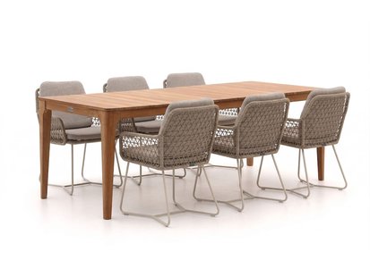 Intenso Trasimeno/Bruca 220cm dining tuinset 7-delig - Laagste prijsgarantie!