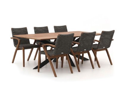 Bellagio Tredozio/Furato 220cm dining tuinset 7-delig - Laagste prijsgarantie!