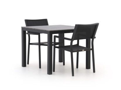 Bellagio Roma/Fidenza 90cm dining tuinset 3-delig stapelbaar - Laagste prijsgarantie!