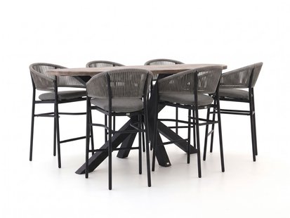 Bellagio Panaro/ROUGH-Y Ellips 240cm barset 7-delig - Laagste prijsgarantie!
