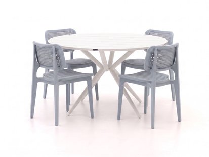 Forza Xitta/Sora ø127cm dining tuinset 5-delig - Laagste prijsgarantie!