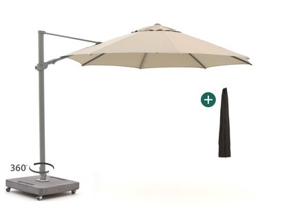 Shadowline Austin zweefparasol ø 350cm - Laagste prijsgarantie!