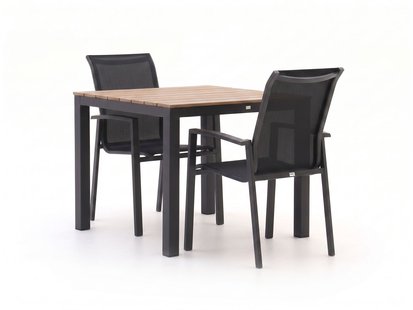 Forza Centallo/Fidenza 90cm dining tuinset 3-delig stapelbaar - Laagste prijsgarantie!