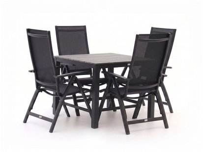 Bellagio Avenza/Fidenza 90cm dining tuinset 5-delig verstelbaar - Laagste prijsgarantie!