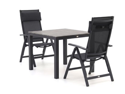 Bellagio Avenza/Fidenza 90cm dining tuinset 3-delig verstelbaar - Laagste prijsgarantie!