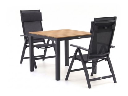 Bellagio Avenza/Fidenza 90cm dining tuinset 3-delig verstelbaar - Laagste prijsgarantie!