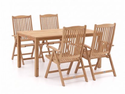 Sunyard Veronica/Liverpool 145cm dining tuinset 5-delig verstelbaar - Laagste prijsgarantie!