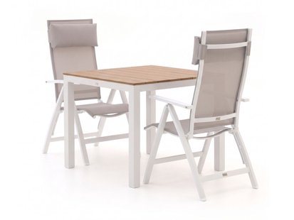 Bellagio Avenza/Fidenza 90cm dining tuinset 3-delig verstelbaar - Laagste prijsgarantie!
