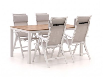 Bellagio Lugo/Fidenza 160cm dining tuinset 5-delig verstelbaar - Laagste prijsgarantie!
