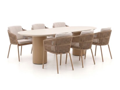 Hartman Sevilla/Valencia 220cm dining tuinset 7-delig - Laagste prijsgarantie!
