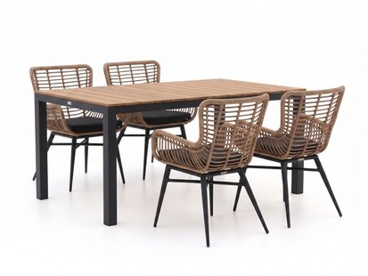 Intenso Asti/Fidenza 160cm dining tuinset 5-delig - Laagste prijsgarantie!
