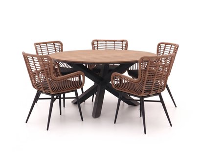 Intenso Asti/Fidenza ø149cm dining tuinset 6-delig - Laagste prijsgarantie!