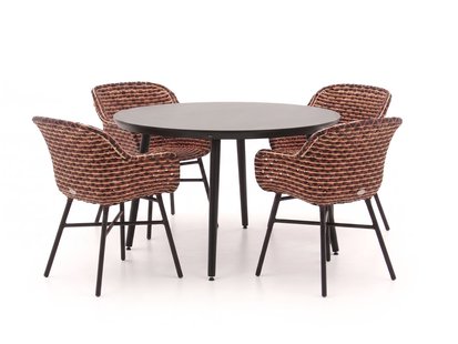 Hartman Delphine/Sophie Studio ø128cm dining tuinset 5-delig - Laagste prijsgarantie!