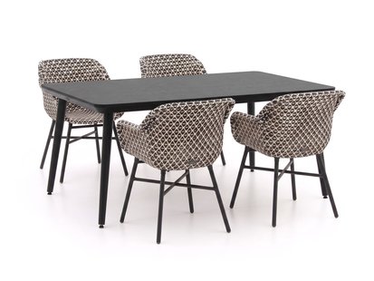 Hartman Delphine/Sophie Studio 170cm dining tuinset 5-delig - Laagste prijsgarantie!