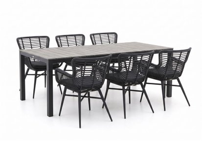 Intenso Asti/Fidenza 220cm dining tuinset 7-delig - Laagste prijsgarantie!