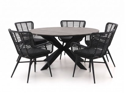 Intenso Asti/Fidenza ø149cm dining tuinset 6-delig - Laagste prijsgarantie!