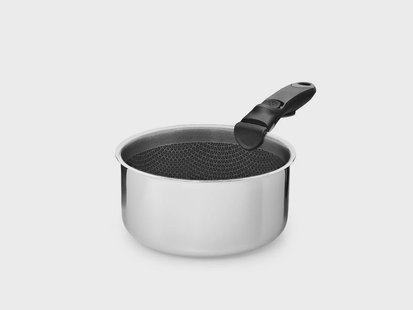 SAUSPAN MET AFNEEMBARE HANDGREEP SET 18CM