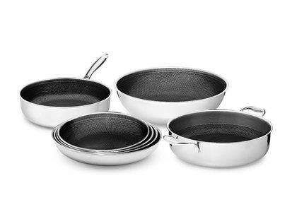 KEUKENSET MET AFNEEMBARE HANDGREEP – 7-DELEN