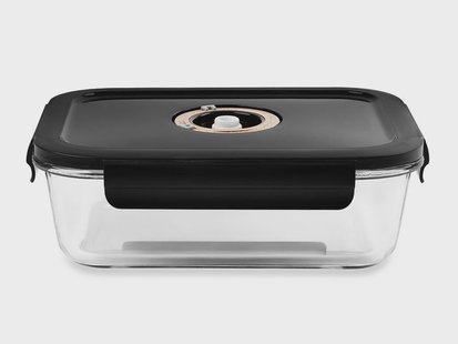 RECHTHOEKIGE VACUÜM GLAS CONTAINER - 1480ML