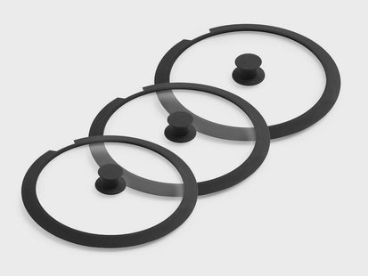 GLAZEN DEKSELSET VOOR AFNEEMBARE HANDGREEP – 24/26/28 CM