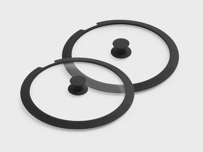 GLAZEN DEKSELSET VOOR AFNEEMBARE HANDGREEP – 26/28 CM