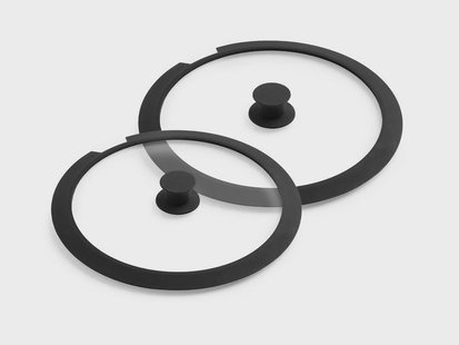 GLAZEN DEKSELSET VOOR AFNEEMBARE HANDGREEP – 24/28 CM