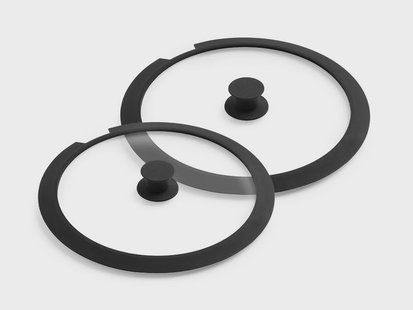 GLAZEN DEKSELSET VOOR AFNEEMBARE HANDGREEP – 26/30 CM