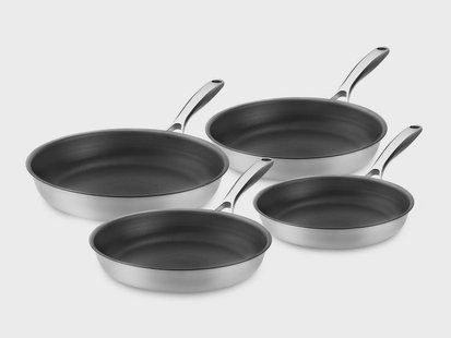 ZERO – NATUURLIJKE ANTIAANBAK KOEKENPANNENSET – 4 DELIG