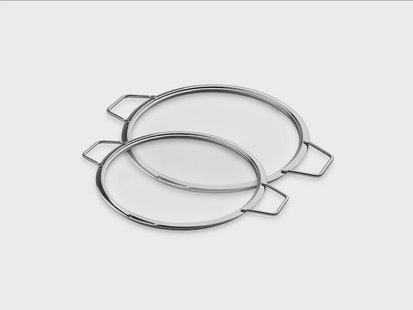 STAPELBARE GLAZEN DEKSELS – 20/ 24 CM – 2 STUKS
