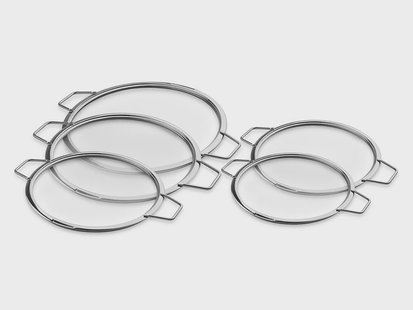 STAPELBARE GLAZEN DEKSELS – 20/ 24/ 26/ 28/ 30 CM – 5 STUKS